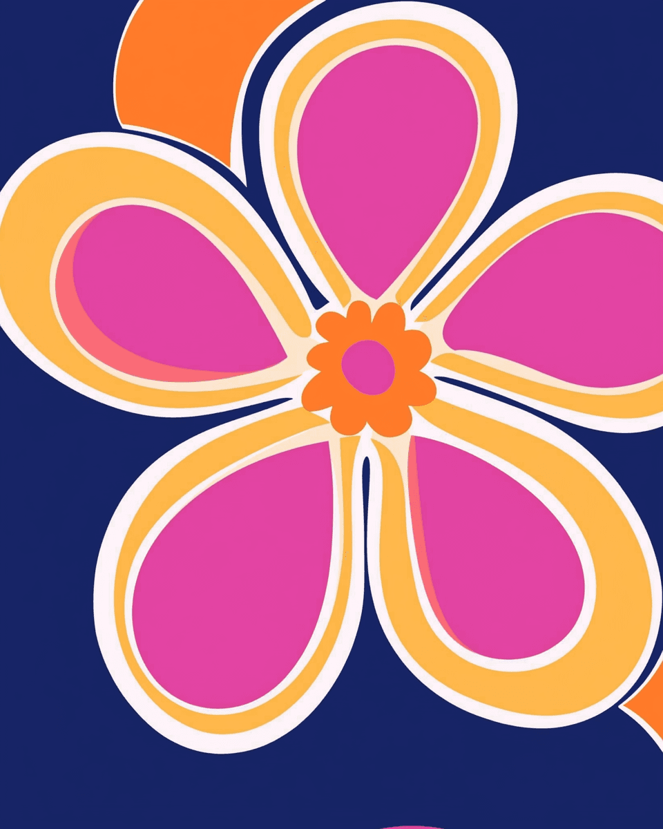 Blossom Picnic original repeating artwork
