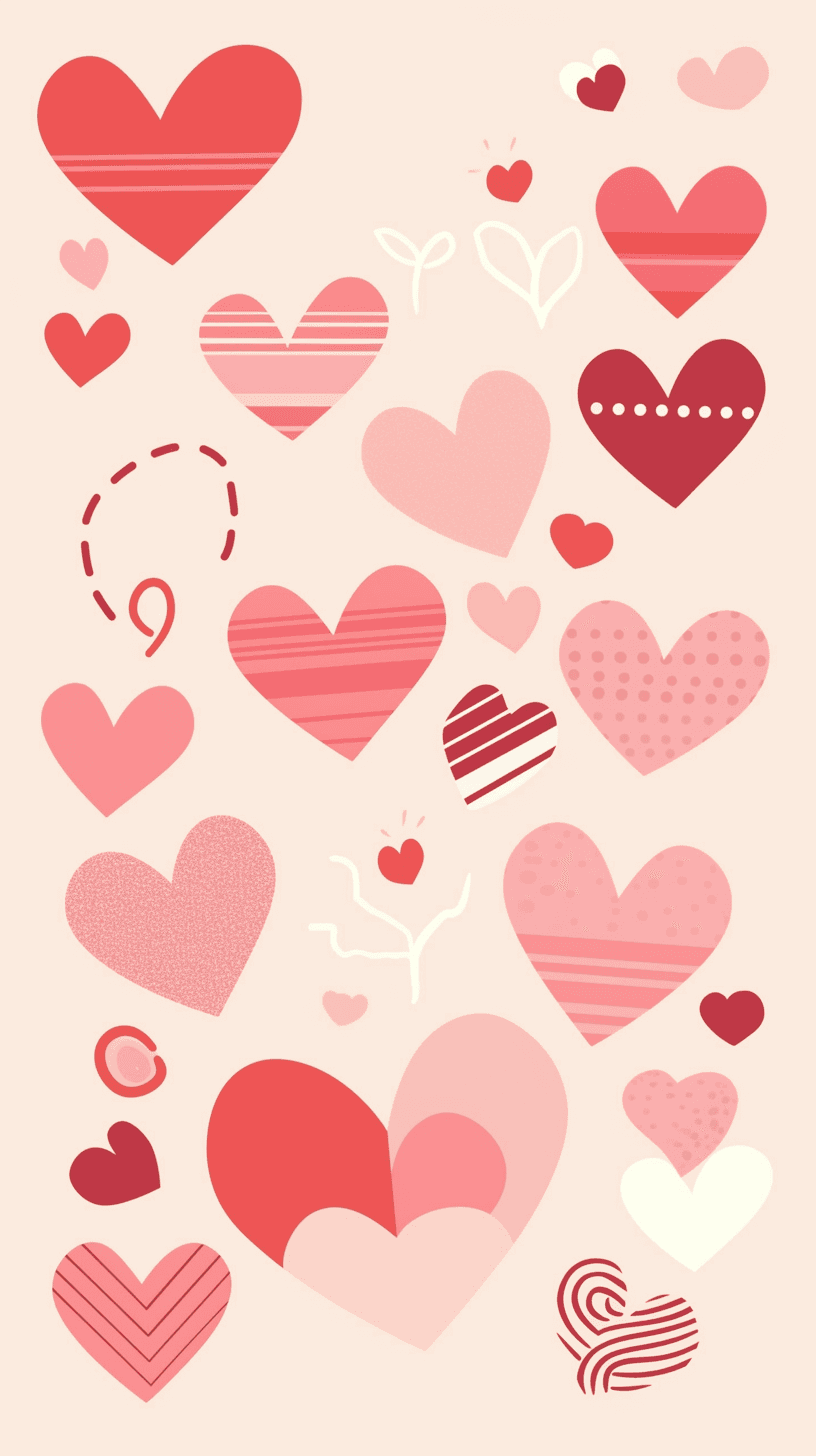 Heart Crew original repeating artwork