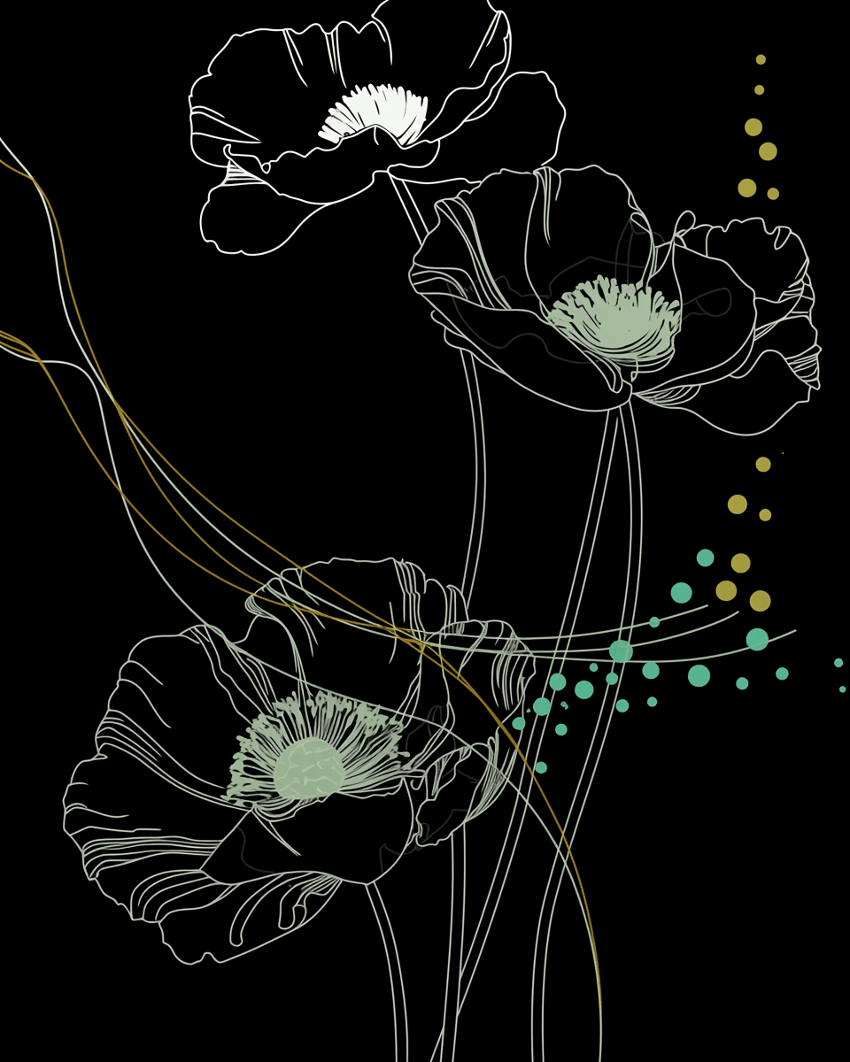 Blossom Team original repeating artwork