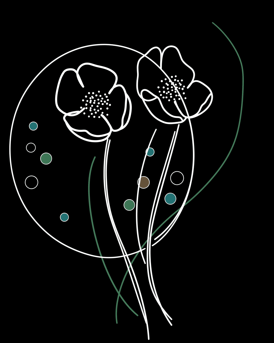 Blossom Crew original repeating artwork
