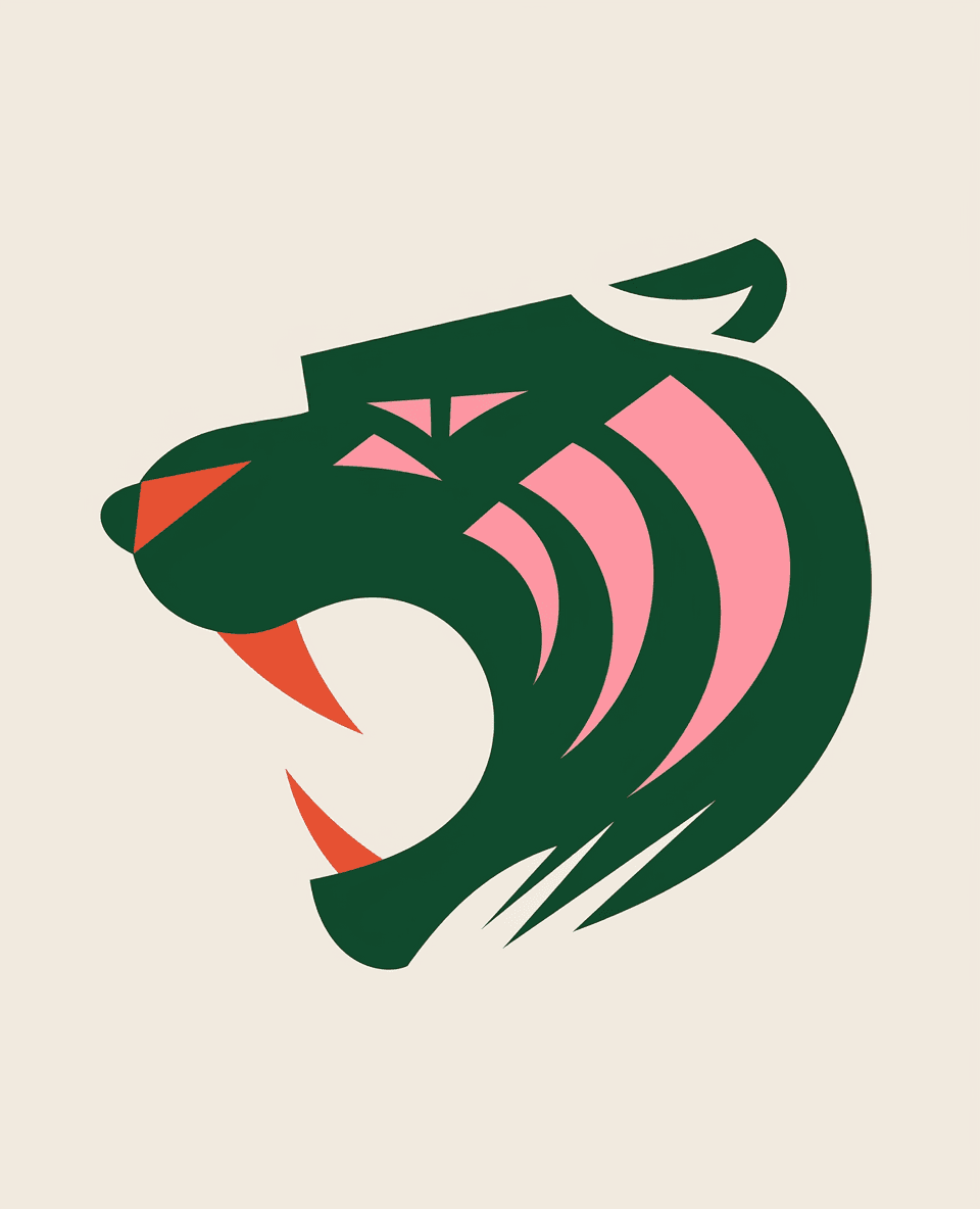Tiger Festival original repeating artwork