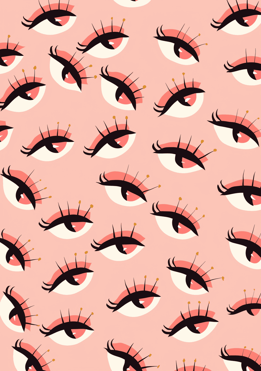 Eye Sunlit original repeating artwork