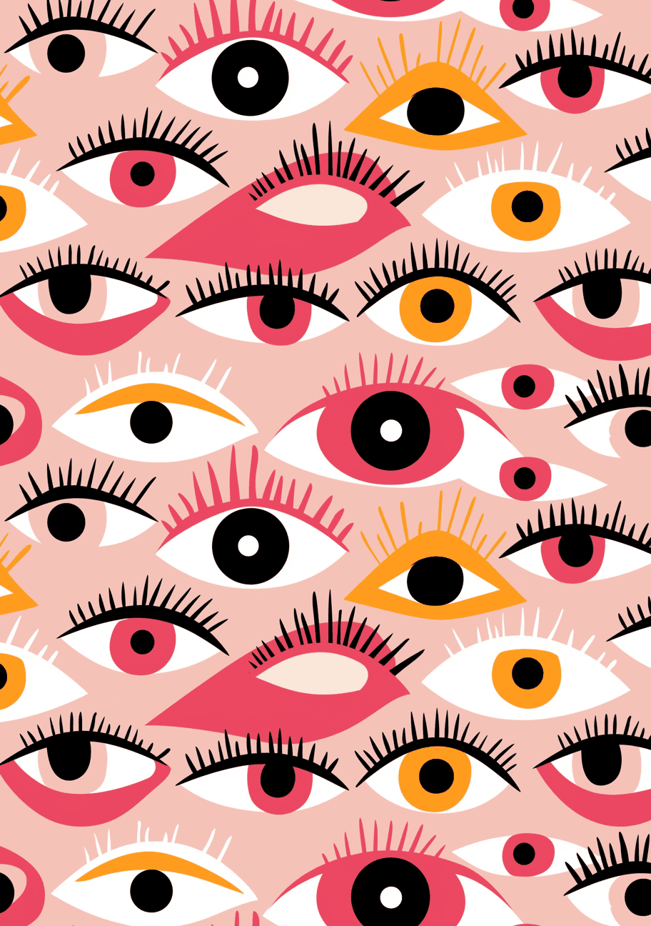 Eye Collective original repeating artwork