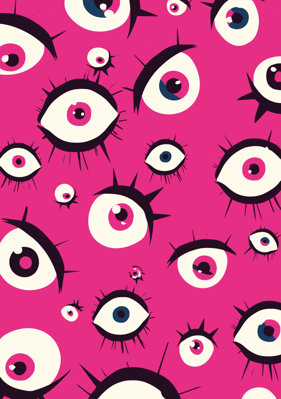 Eye Starlight original repeating artwork