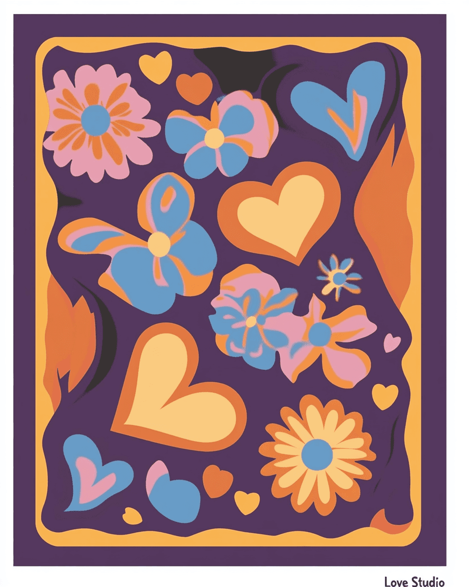 Blossom 845 original repeating artwork