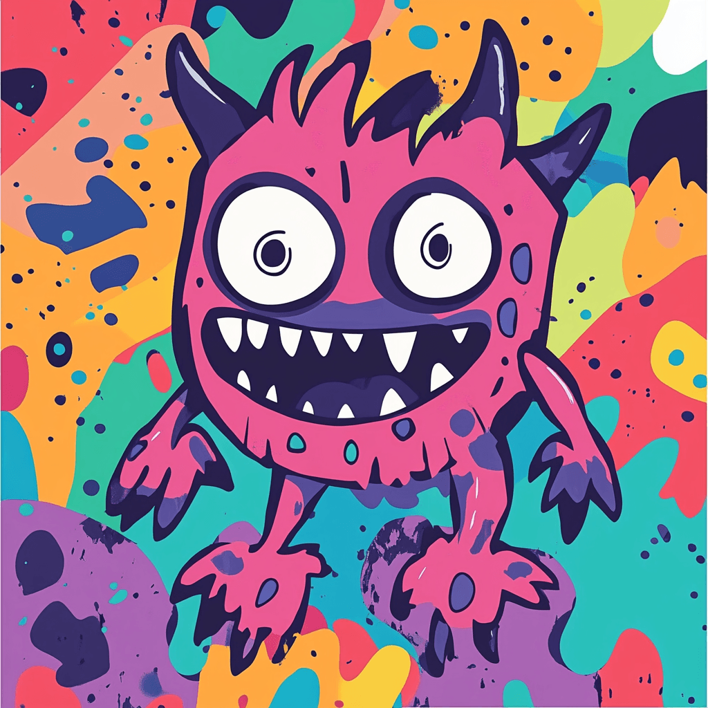 Monster Press original repeating artwork