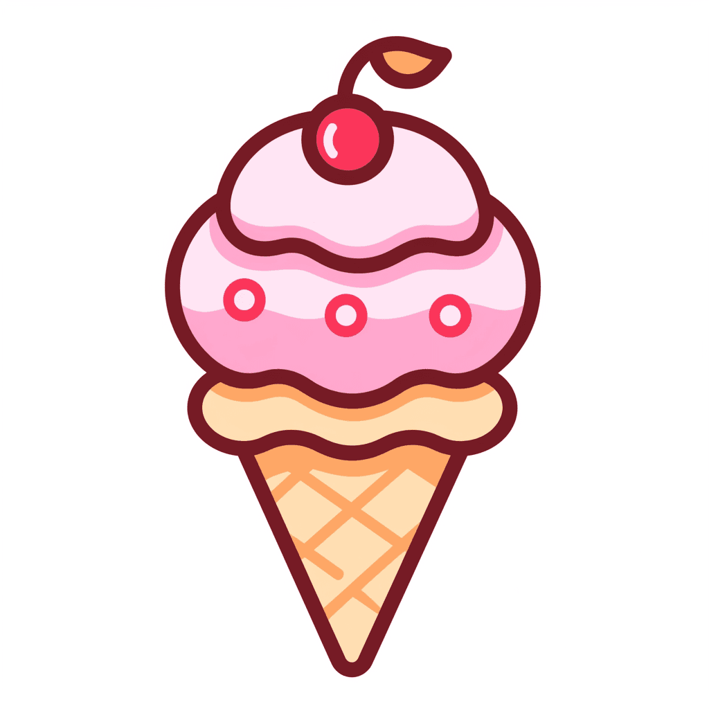 Ice Cream 022 original repeating artwork