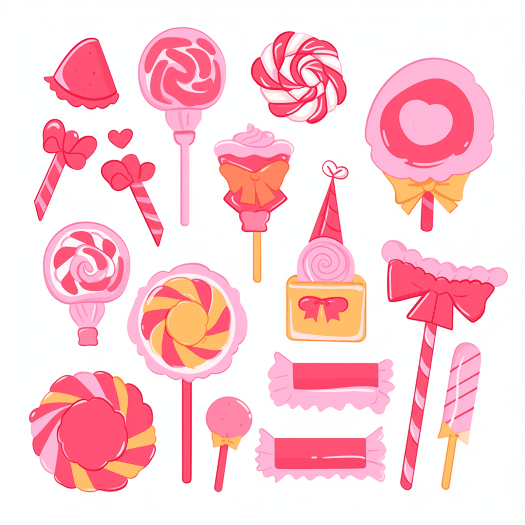 Candy Gang original repeating artwork