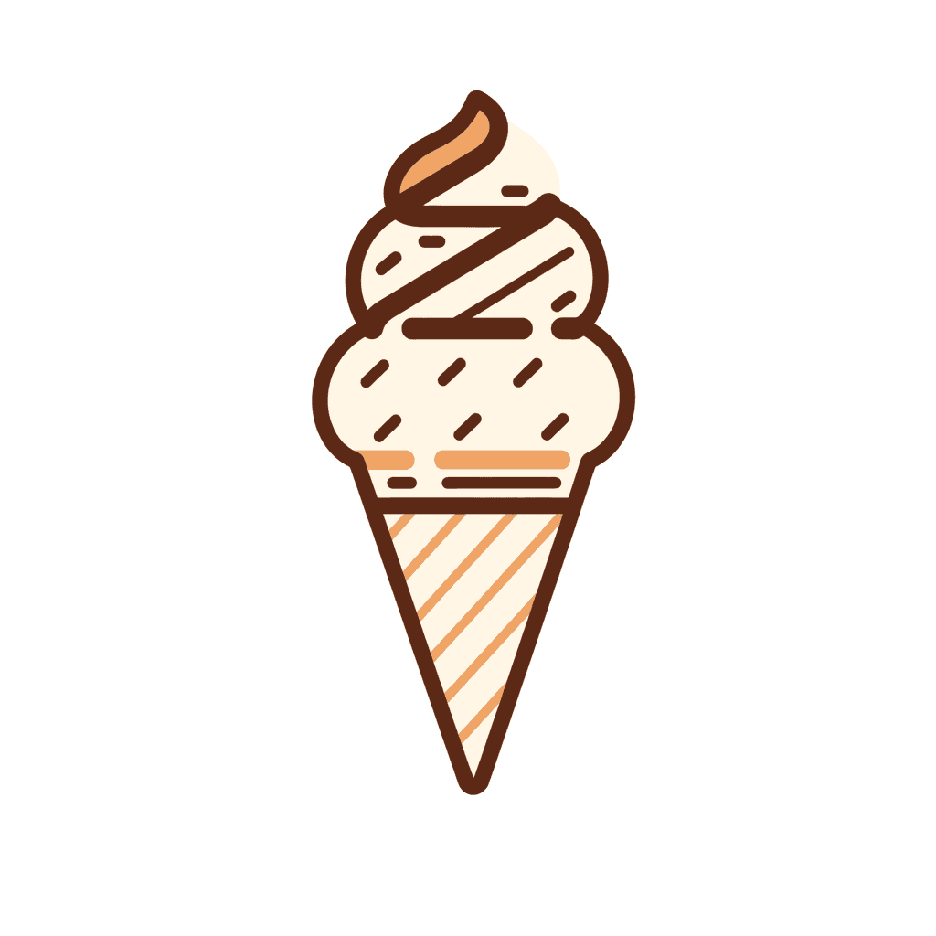 Ice Cream Bloom original repeating artwork