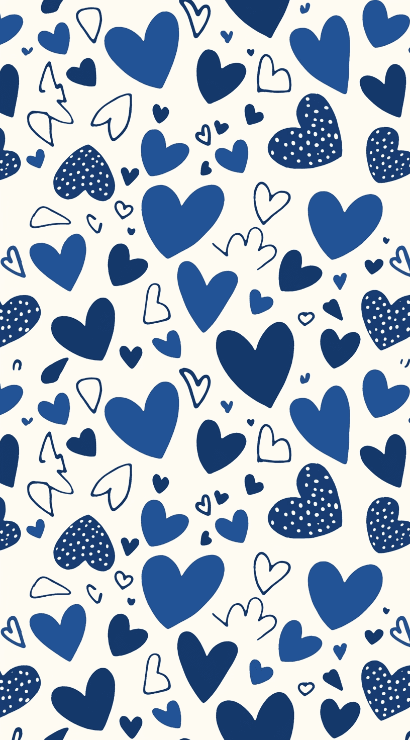 Heart Beats original repeating artwork