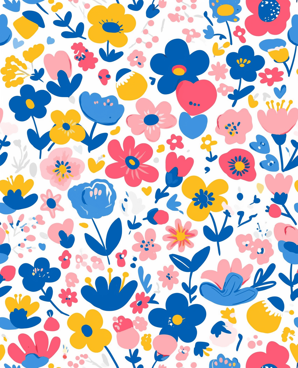 Blossom Twilight original repeating artwork