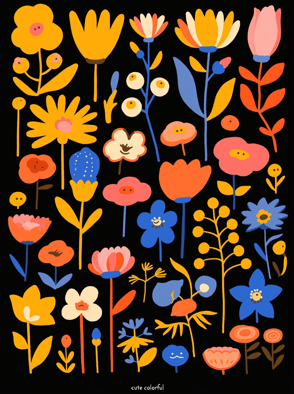 Blossom East original repeating artwork