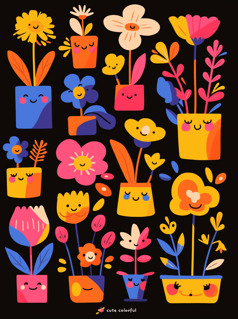 Blossom Dusk original repeating artwork