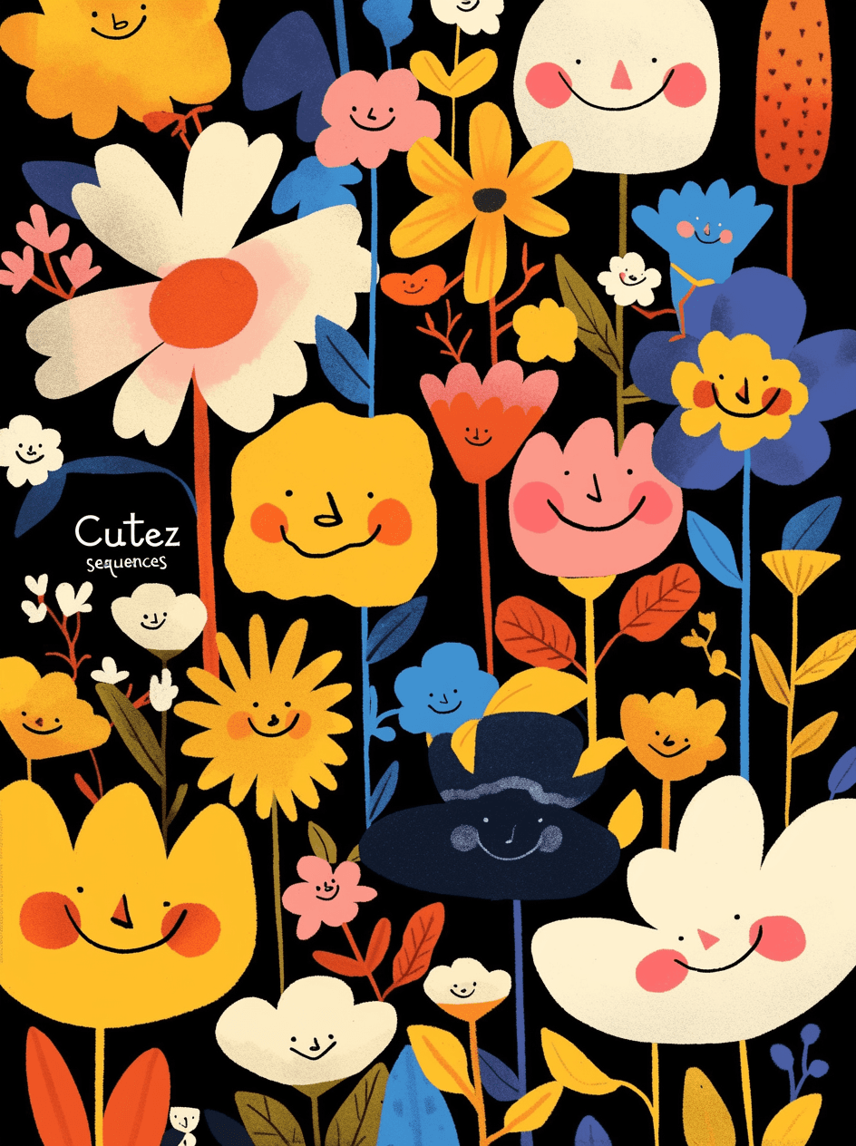Blossom Groove original repeating artwork