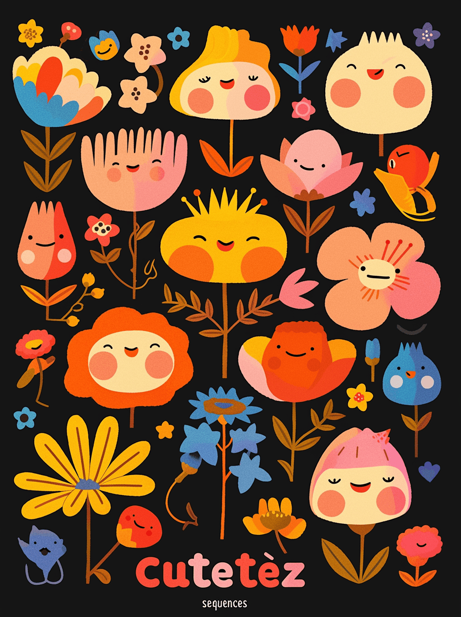 Blossom 819 original repeating artwork