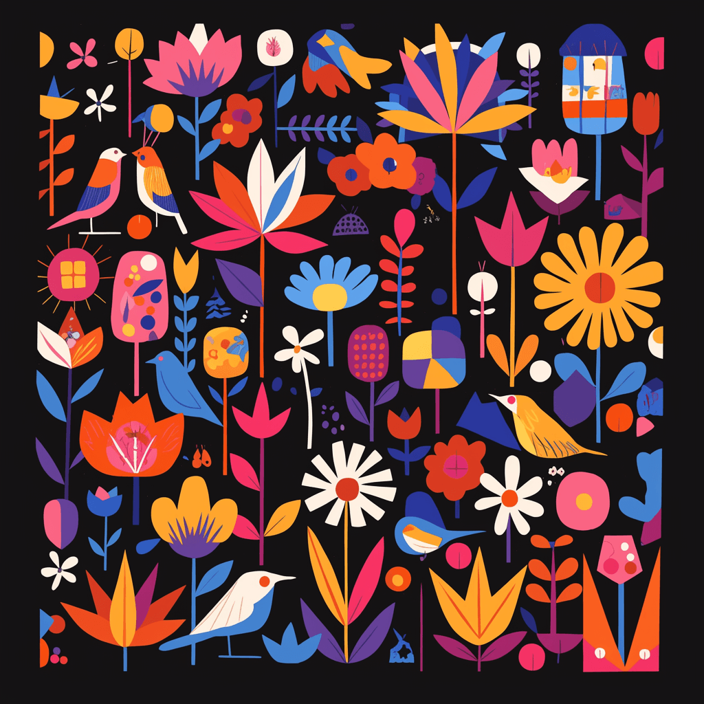 Blossom 822 original repeating artwork