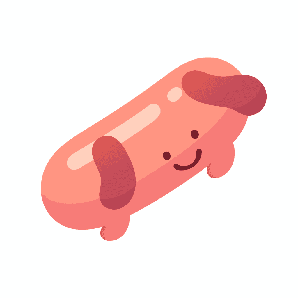 Sausage Squad original repeating artwork