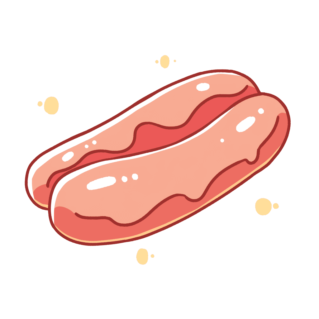 Sausage Club original repeating artwork