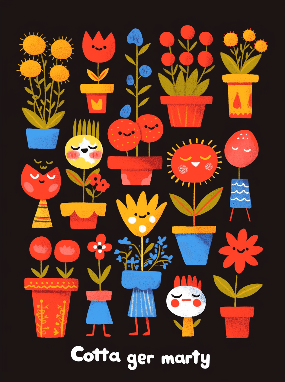 Vase Loop original repeating artwork