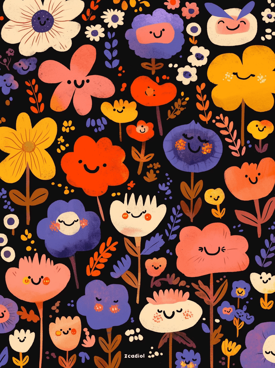 Blossom 456 original repeating artwork
