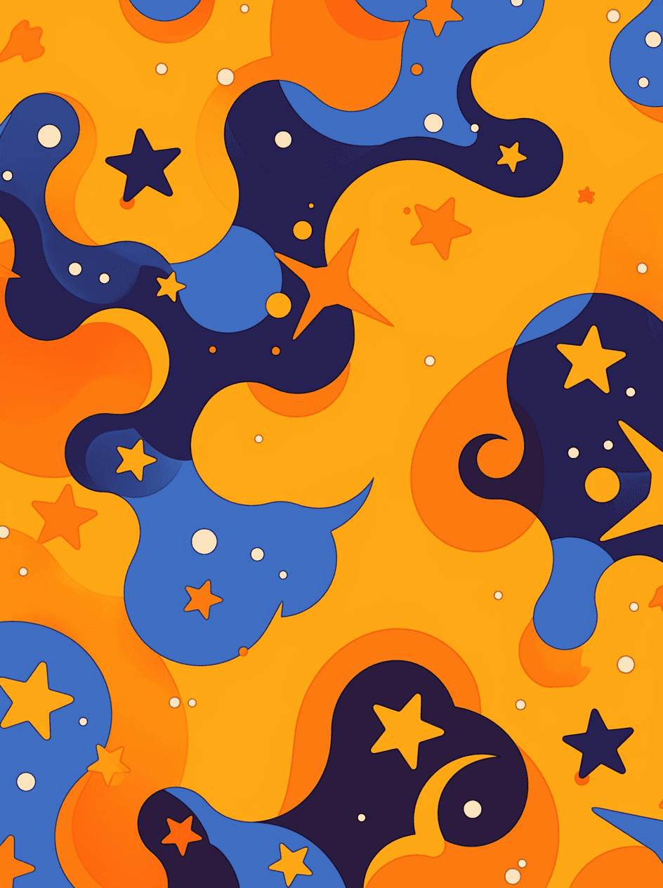 Star Dash original repeating artwork