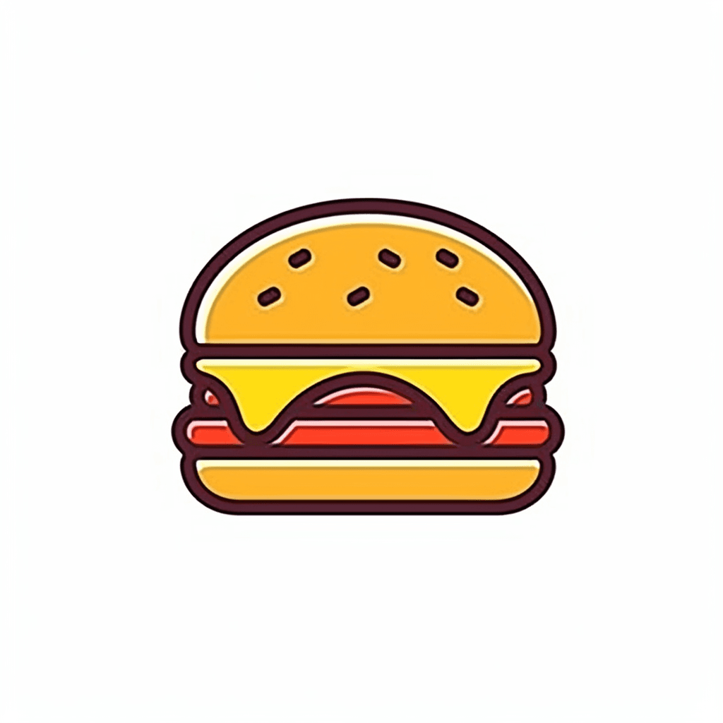 Burger Party original repeating artwork