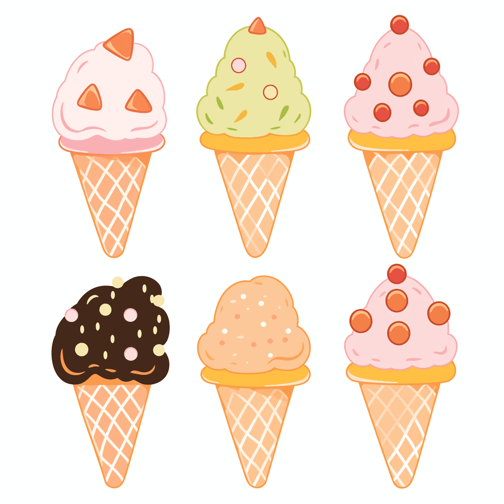Ice Cream Avenue original repeating artwork