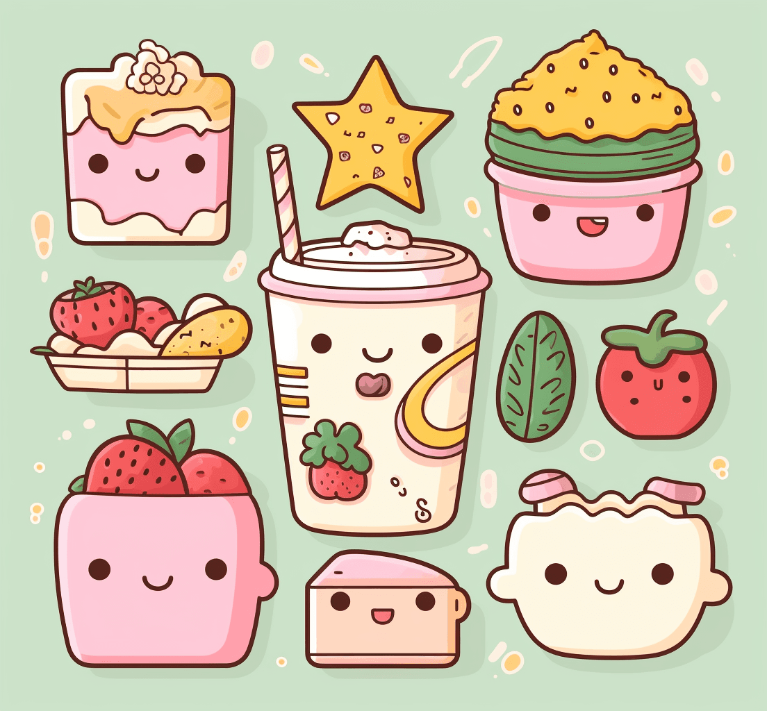 Ice Cream Kick original repeating artwork