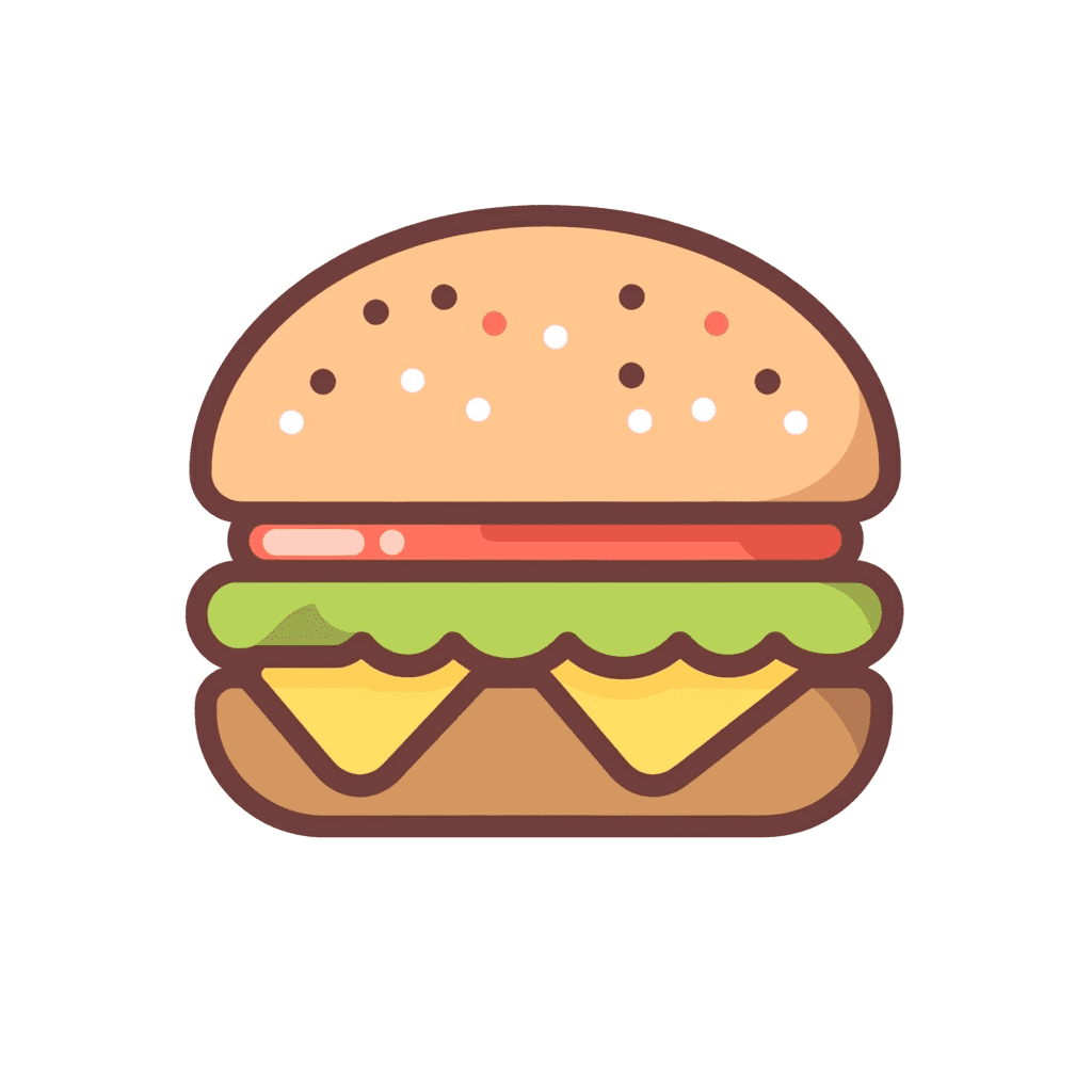 Burger Tune original repeating artwork