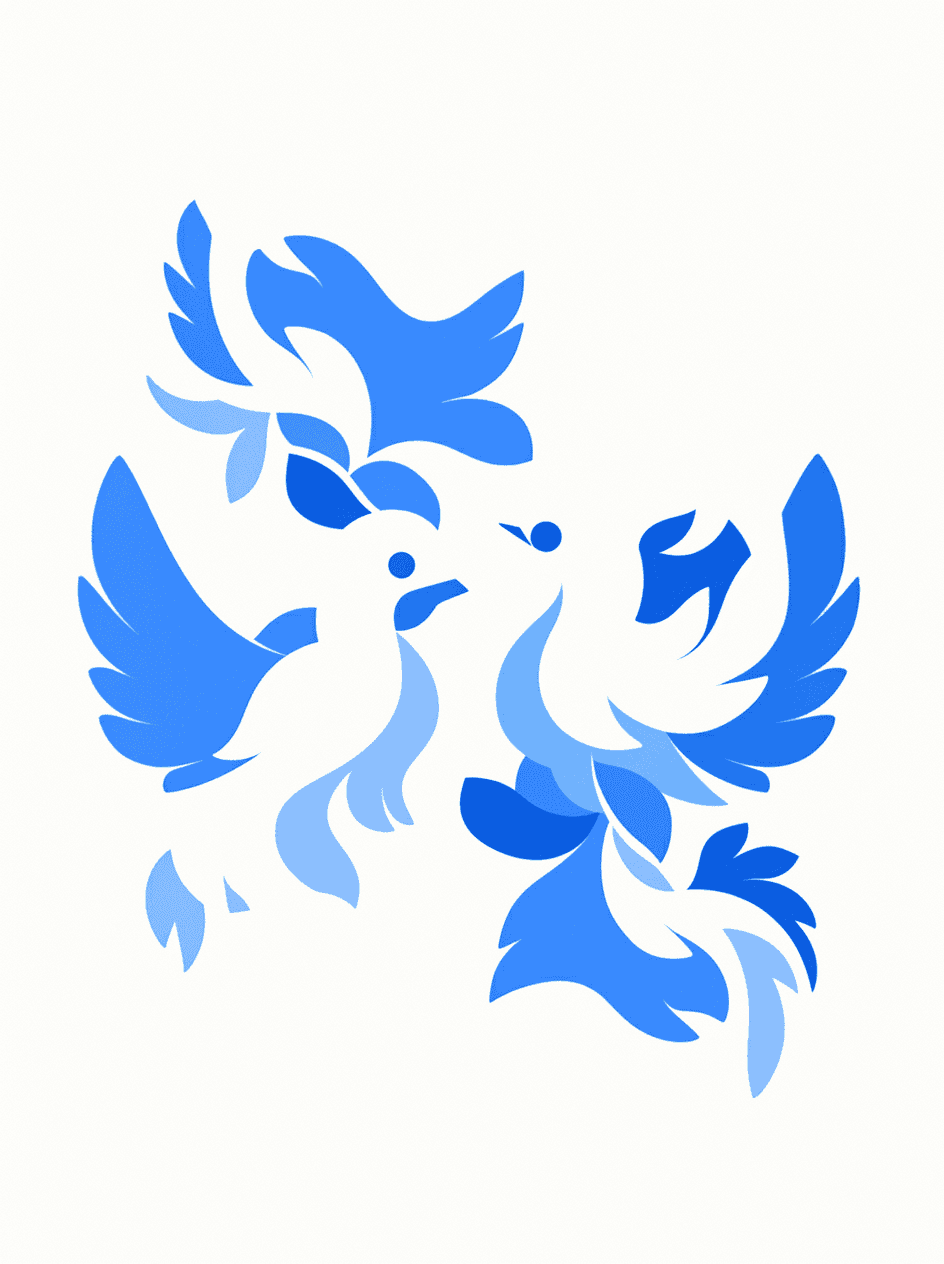 Bird Dash original repeating artwork