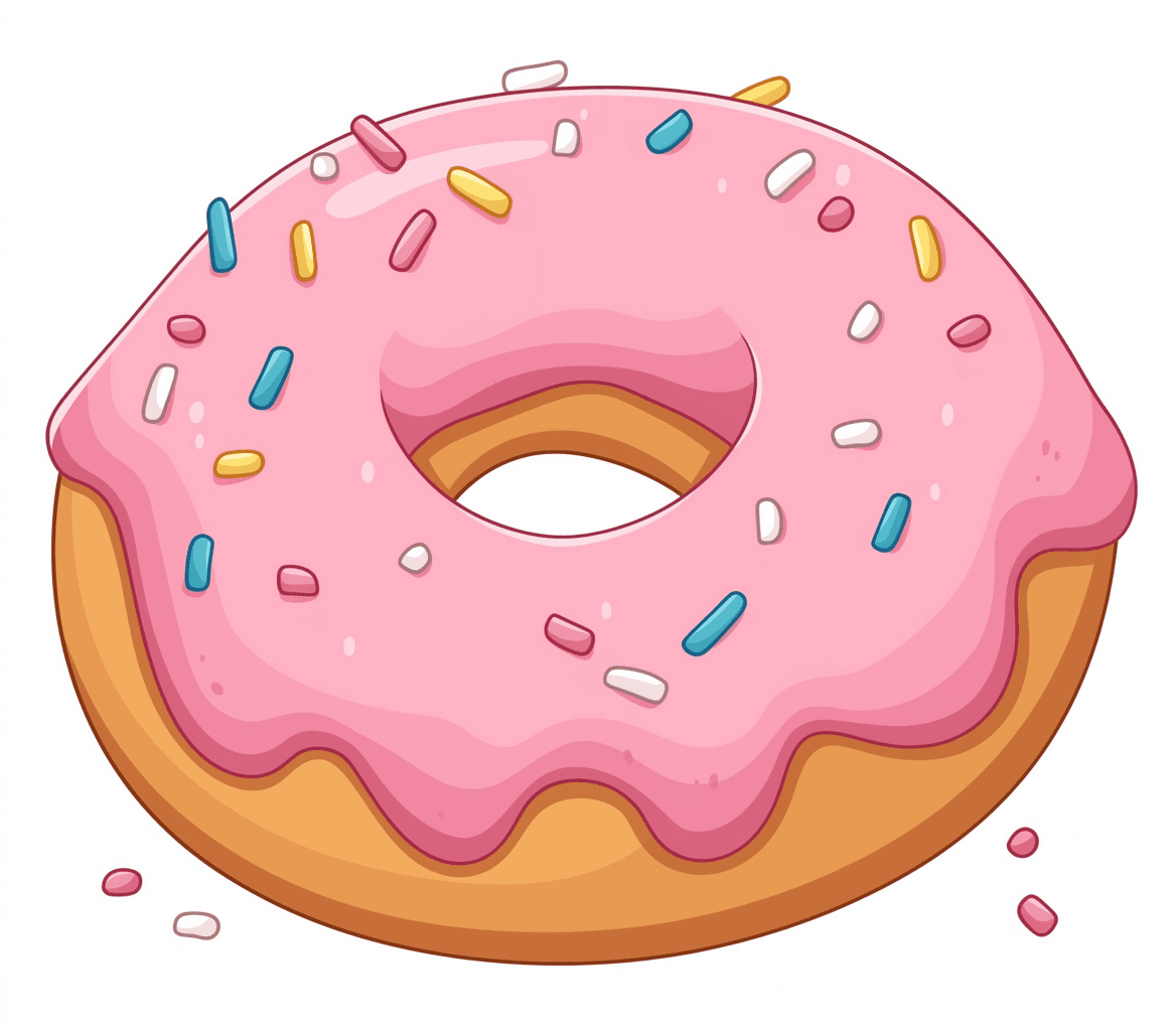 Donut Mono original repeating artwork