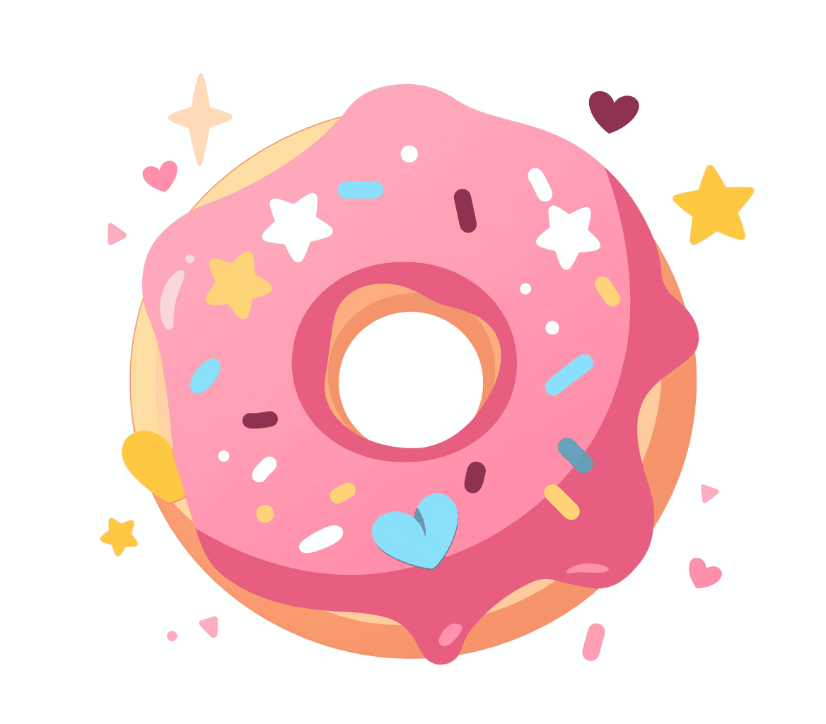 Donut Club original repeating artwork