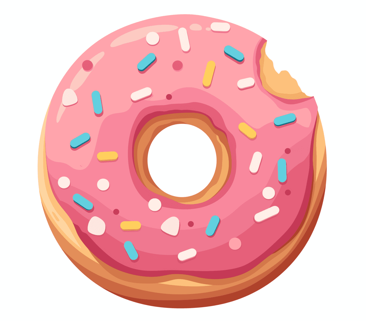 Donut 001 original repeating artwork