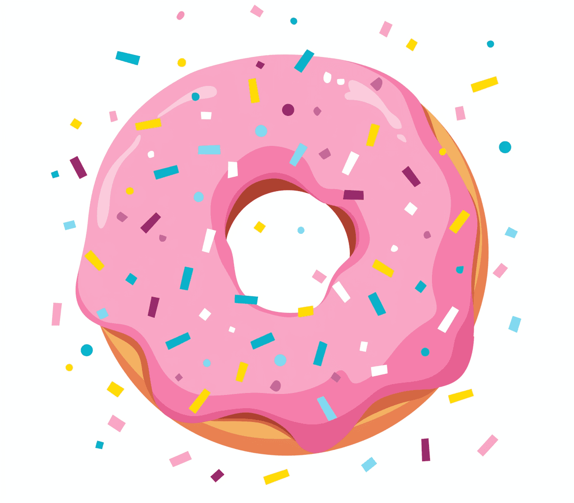 Donut Pals original repeating artwork