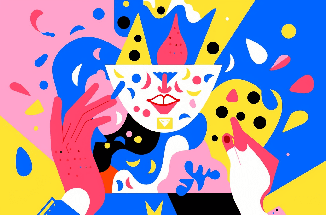 Hand Festival original repeating artwork