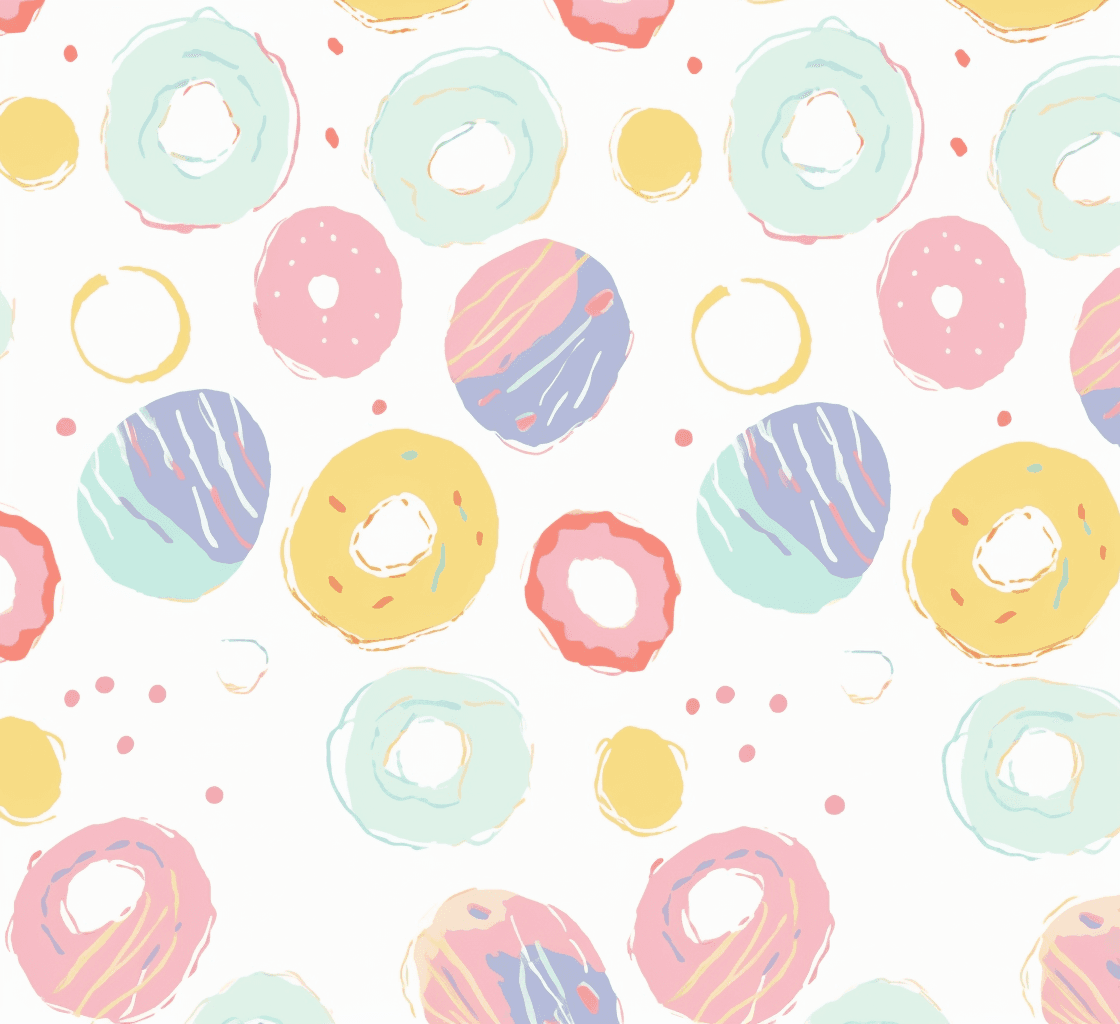 Donut Loop original repeating artwork