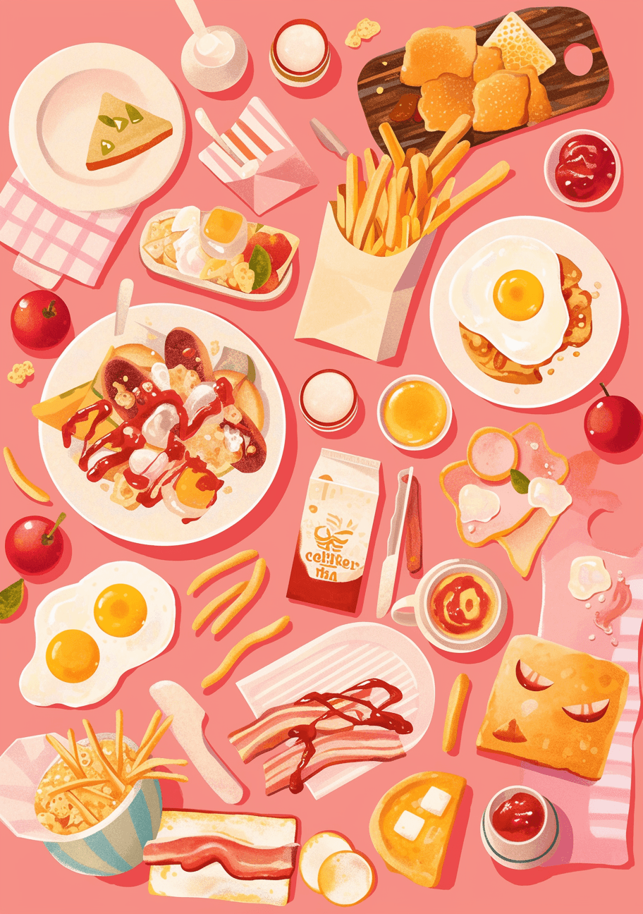 Snack Shade original repeating artwork