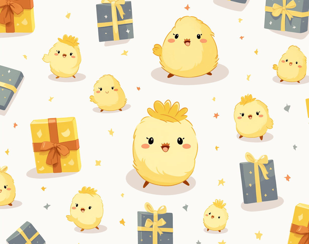 Chick Festival original repeating artwork