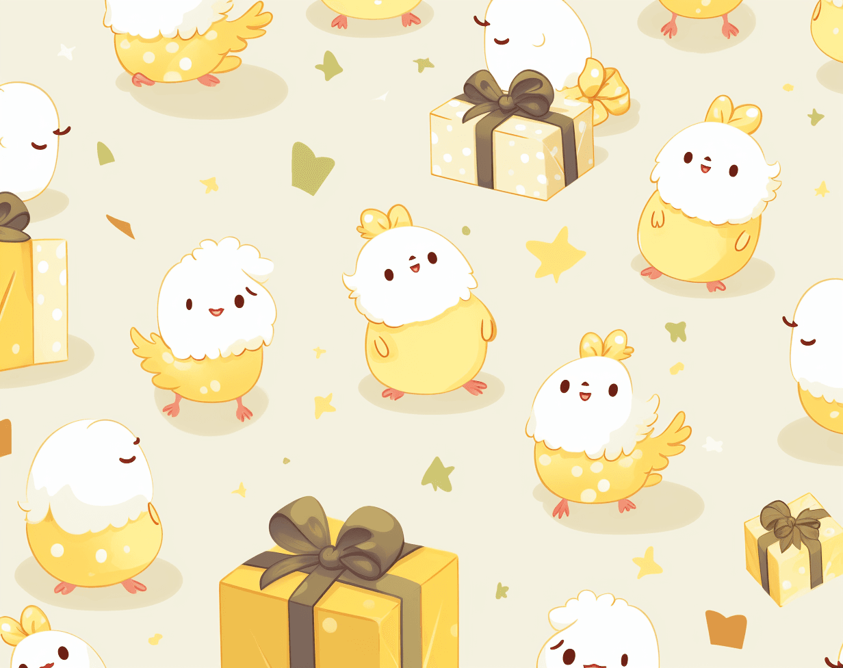 Chick Beats original repeating artwork
