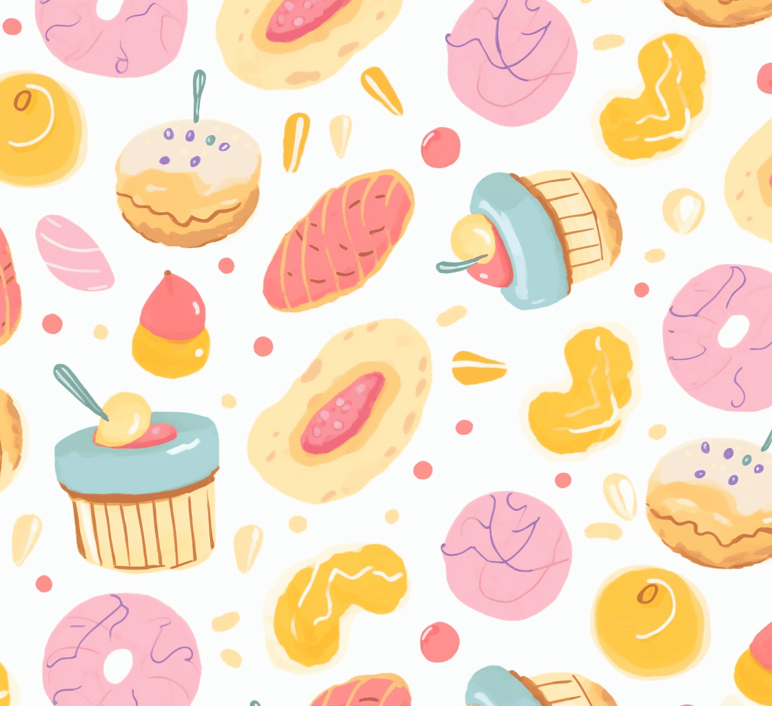 Bakery Club original repeating artwork