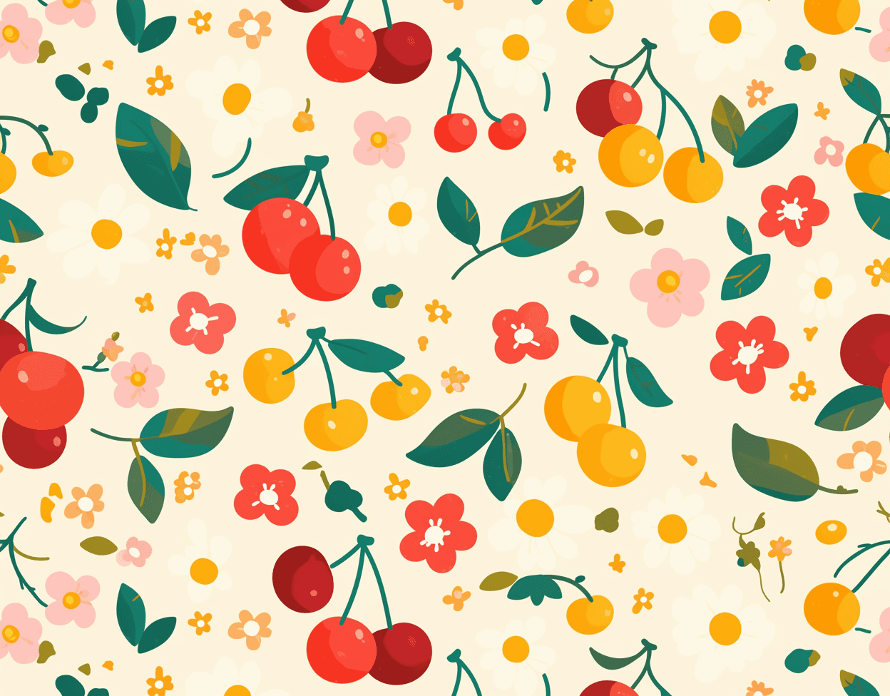 Cherry 073 original repeating artwork