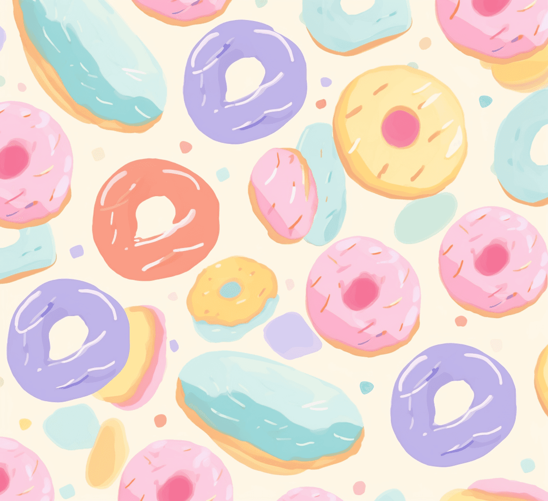 Snack Bloom original repeating artwork