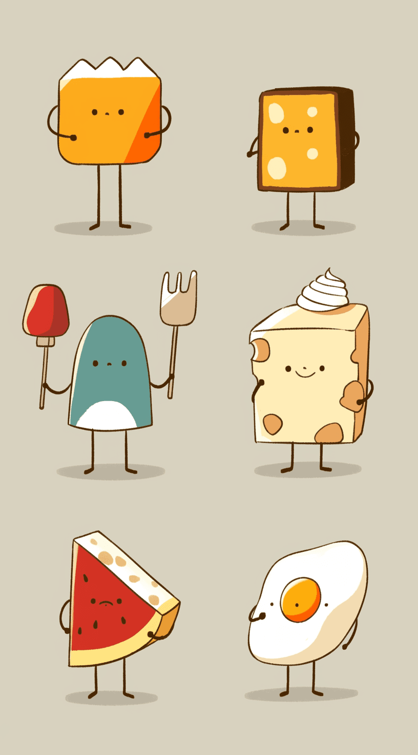 Snack Groove original repeating artwork