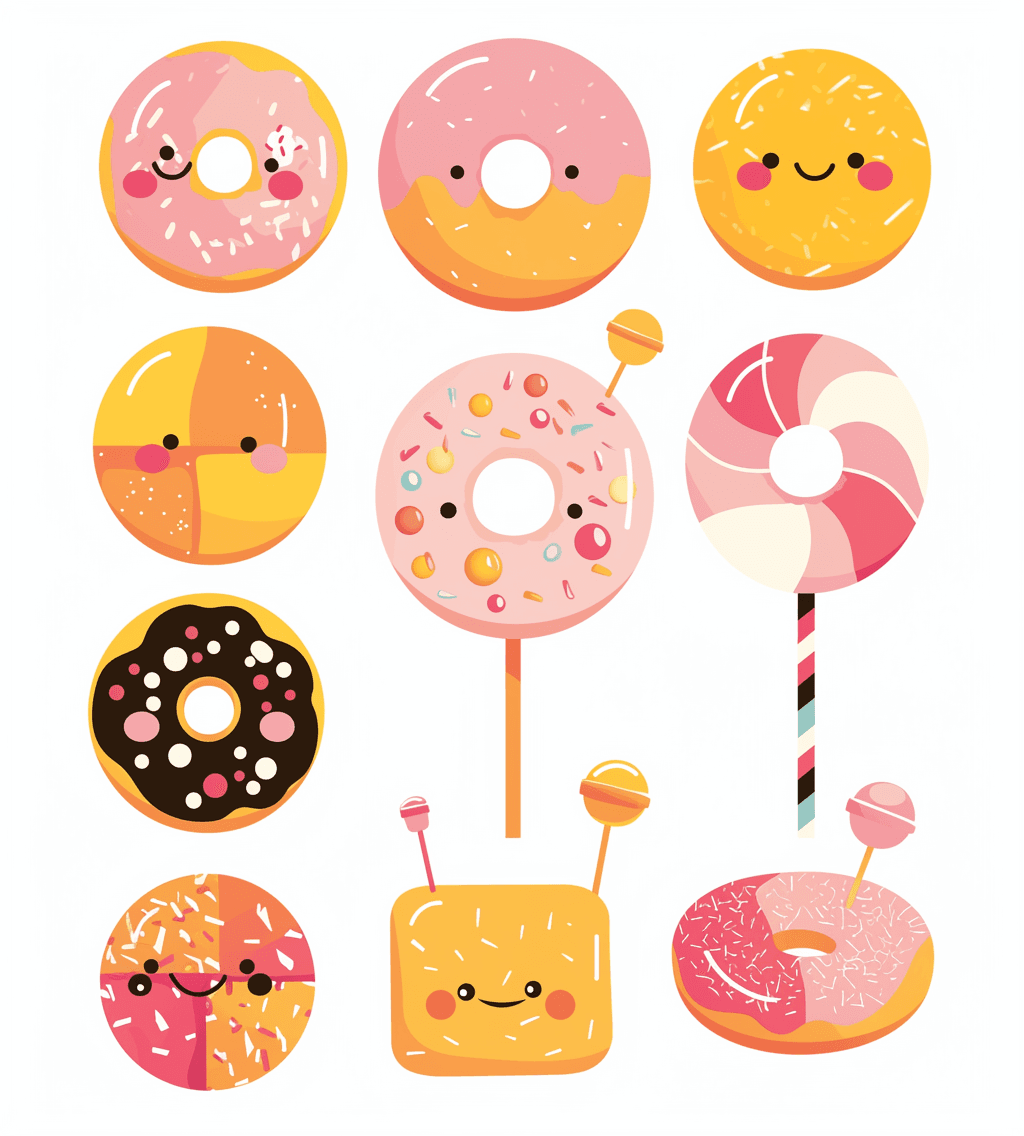 Donut Rush original repeating artwork