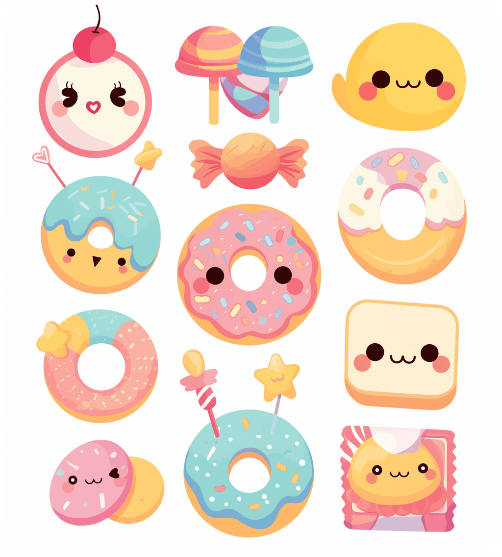 Donut Team original repeating artwork