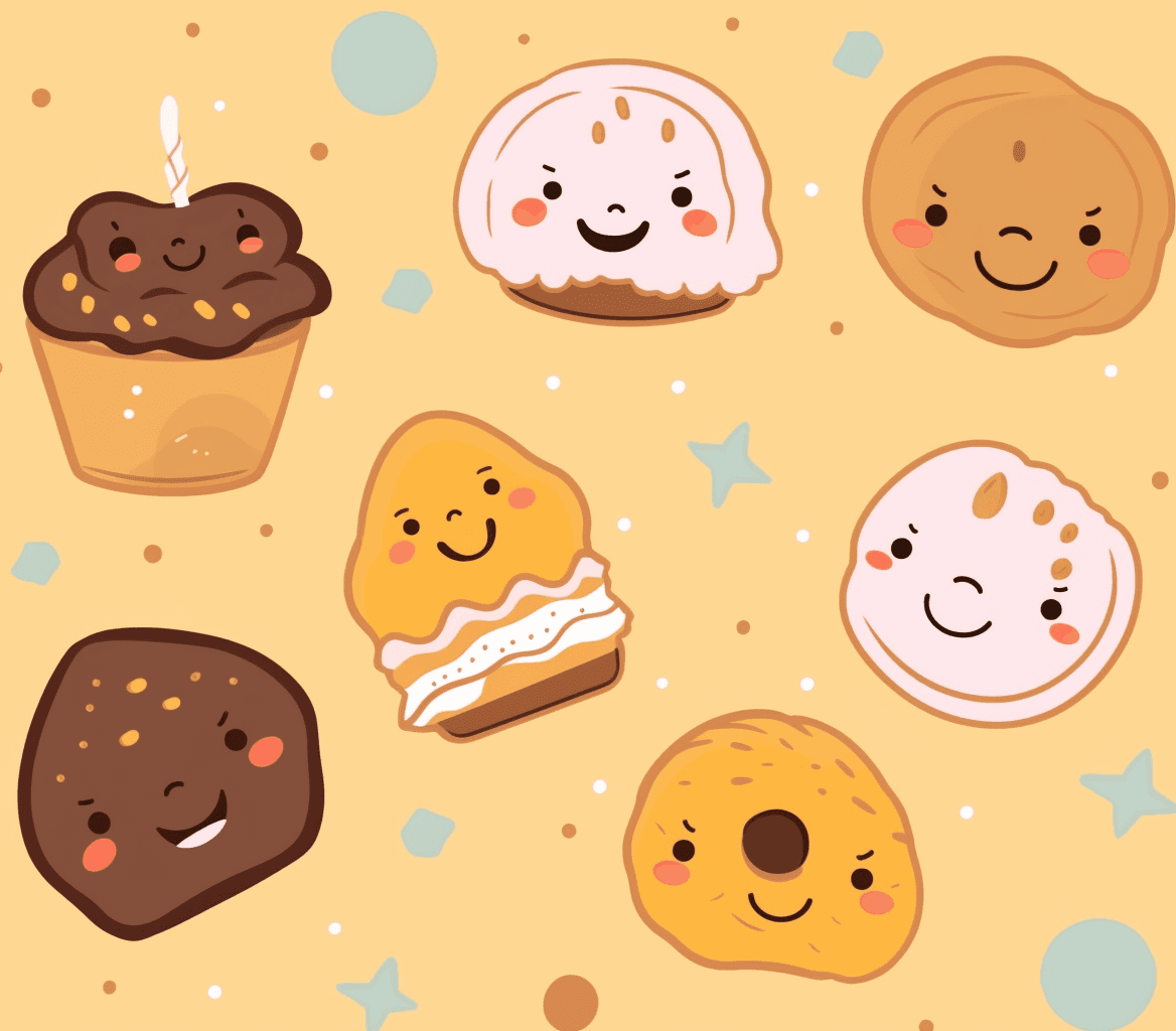 Cake Buzz original repeating artwork