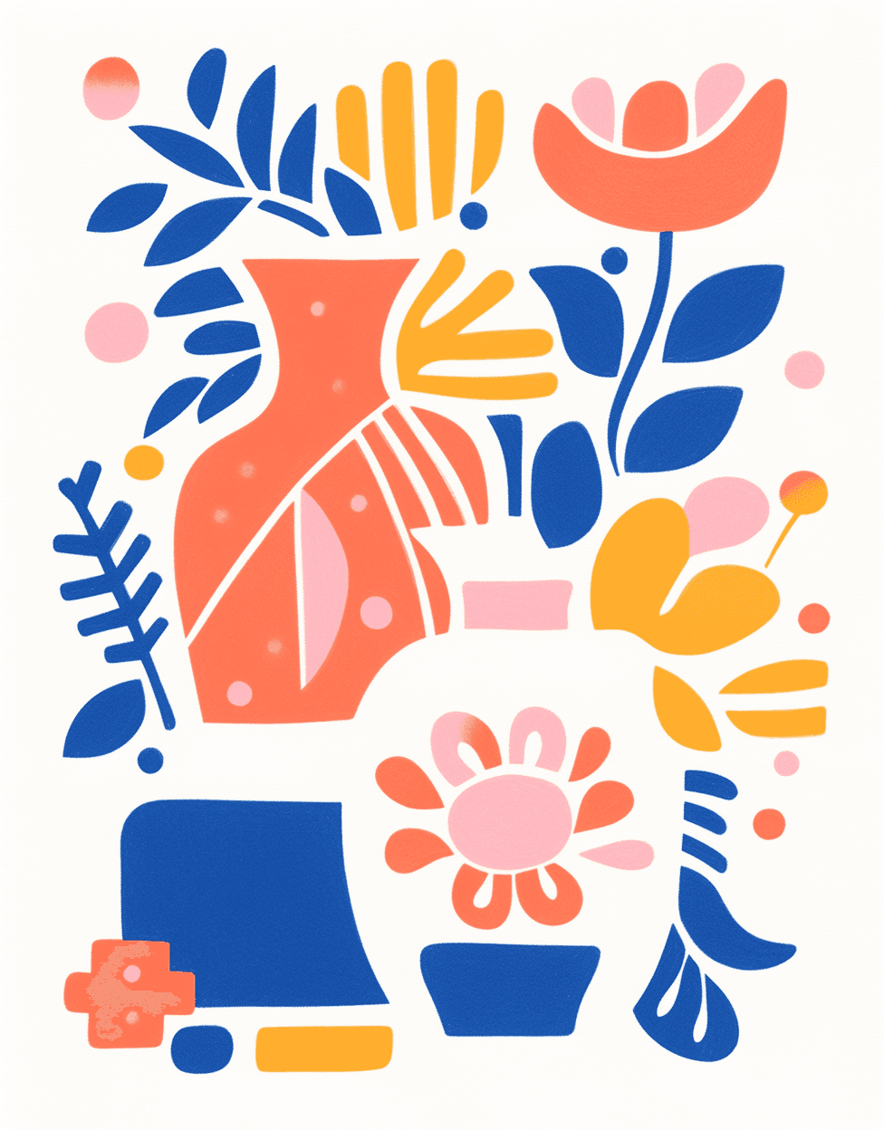 Vase Blast original repeating artwork