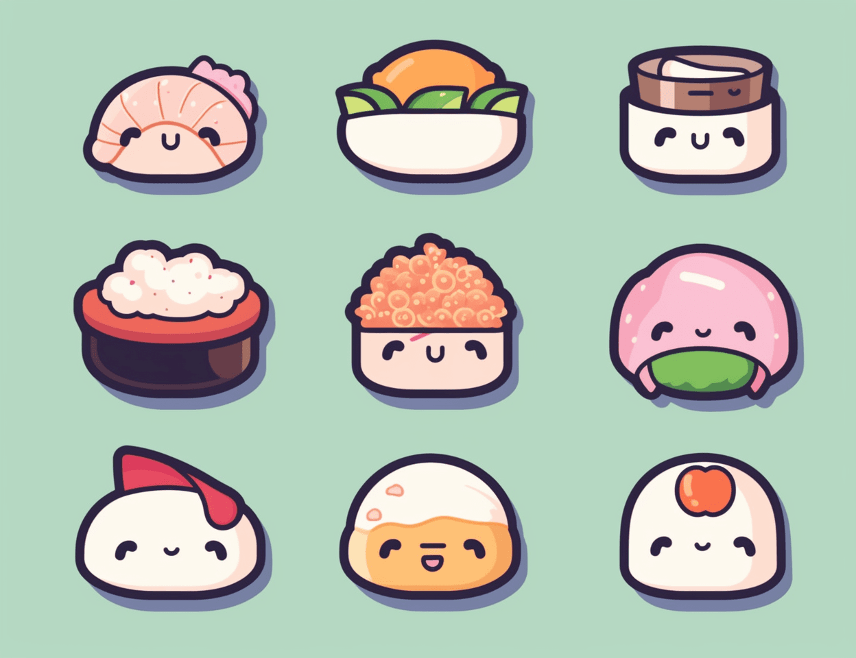 Snack Avenue original repeating artwork