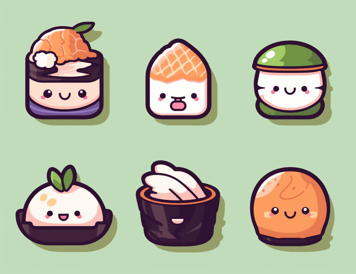 Snack Zoom original repeating artwork