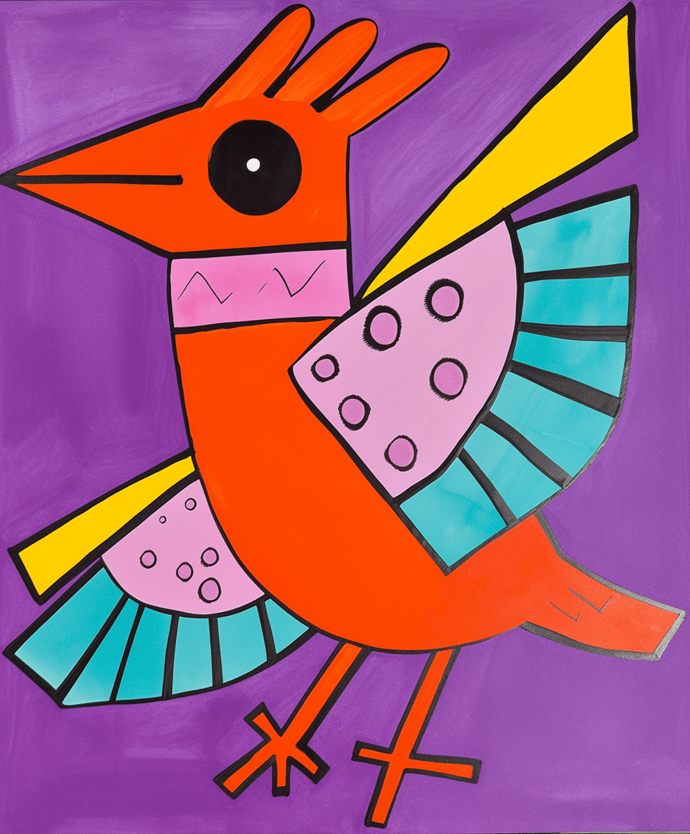 Bird Groove original repeating artwork